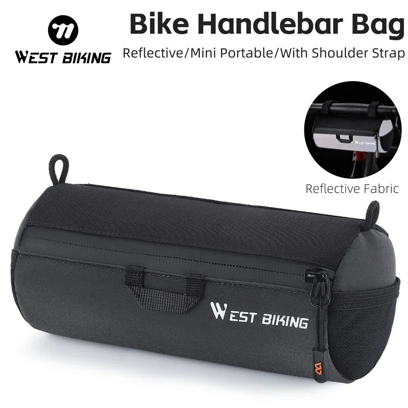 Cycling Gear Organizer - WEST BIKING-Bolsa reflectante para manillar de