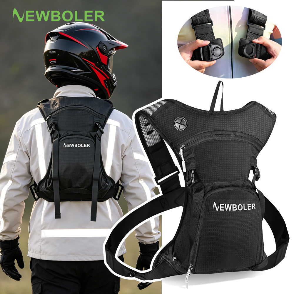 Cycling Gear Organizer - NEWBOLER Mochila de Hidratación para Motociclismo
