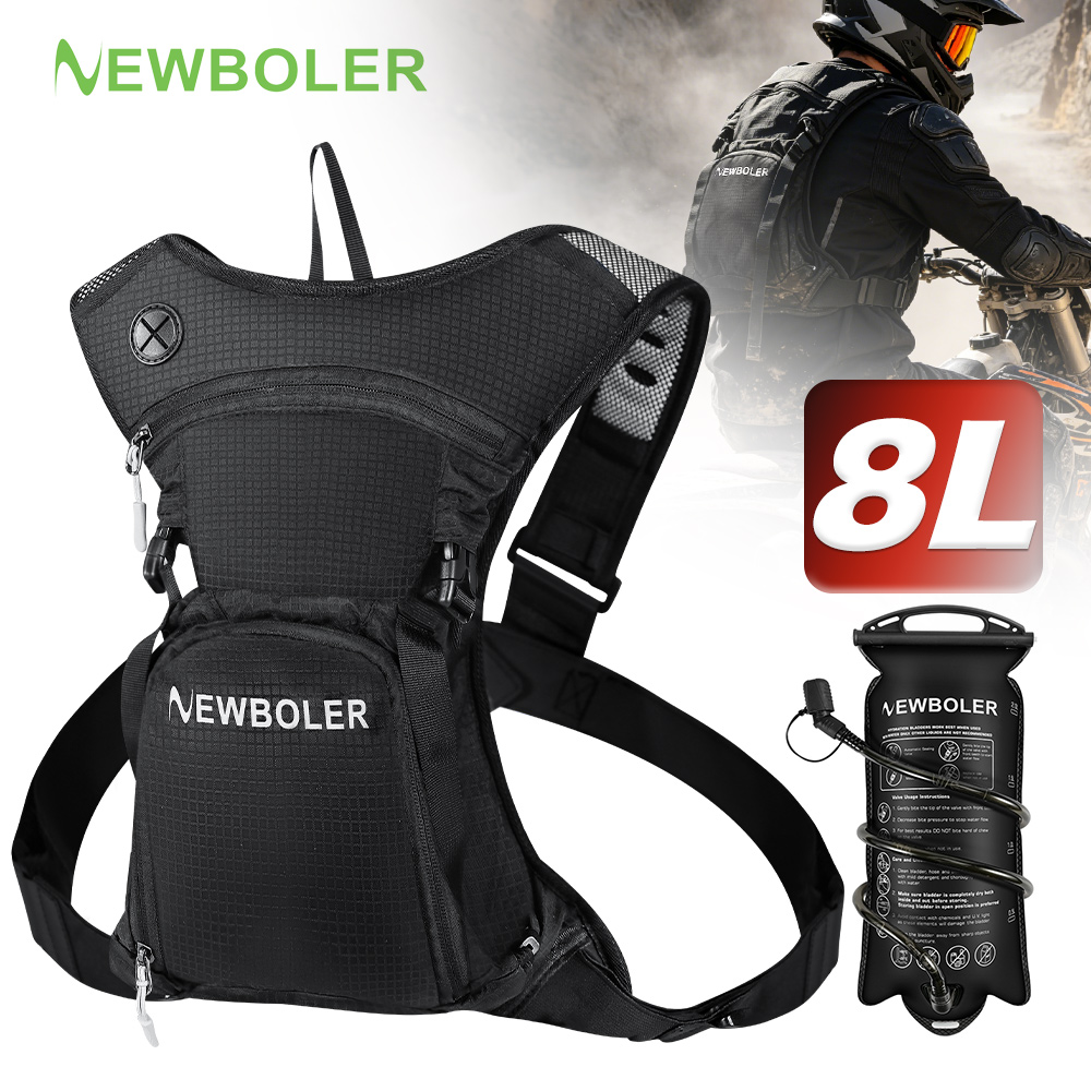 Cycling Gear Organizer - NEWBOLER Mochila de Hidratación para Motociclismo
