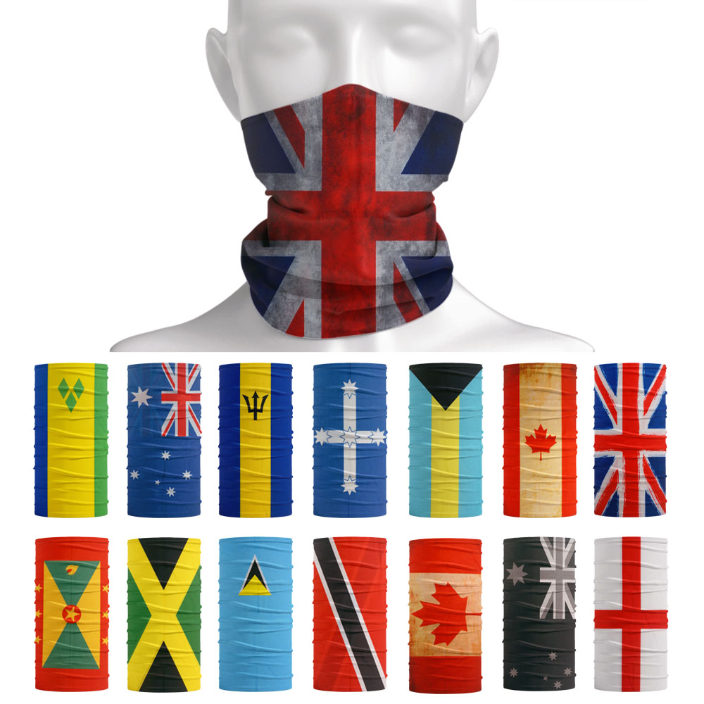 Cycling Gear Australia - Bandanas multifuncionales con bandera de la