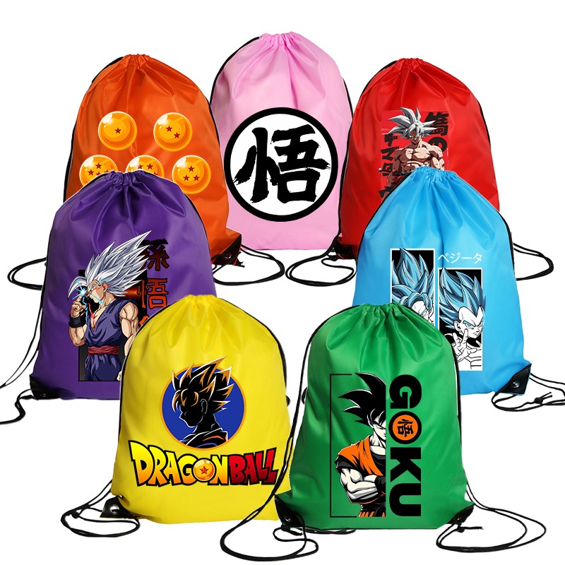 Cycling Gear Backpack - Bolsa con cordón Dragon Balles, mochila