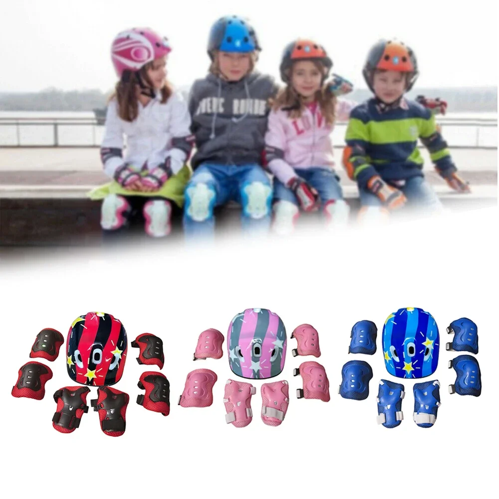 Casco y rodilleras ajustables  - Cycling Gear Kids reseña y precio