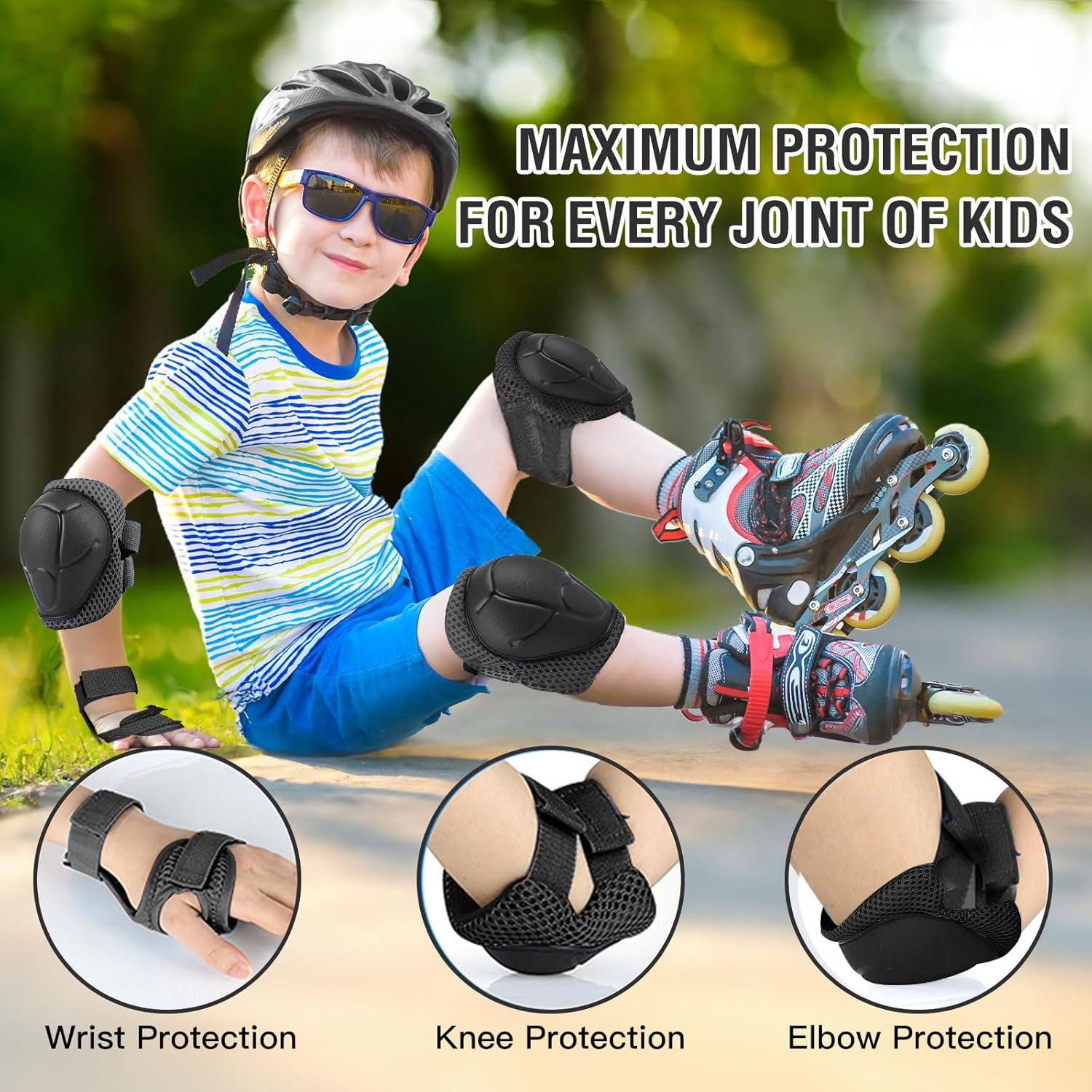 Juego de equipo de protección  - Cycling Gear Kids reseña y precio