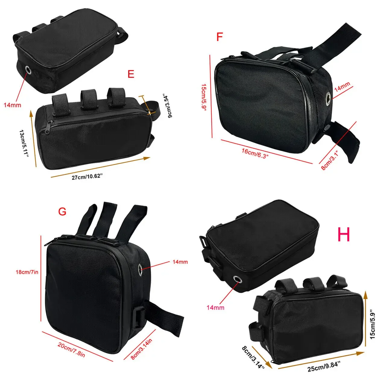Bolsa de paquete de cuadro de  - Cycling Gear Organizer reseña y precio