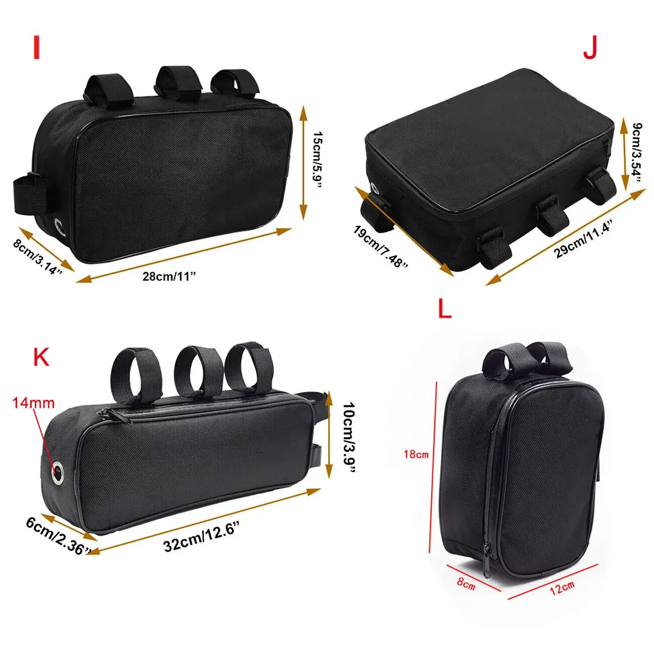 Bolsa de paquete de cuadro de  - Cycling Gear Organizer reseña y precio
