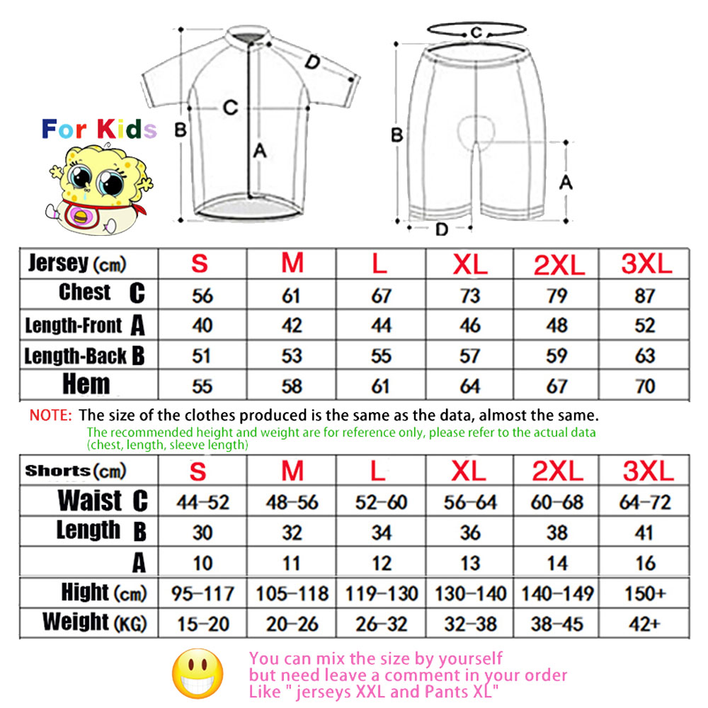 Conjunto de Jersey de Ciclismo - Cycling Gear Kids reseña y precio