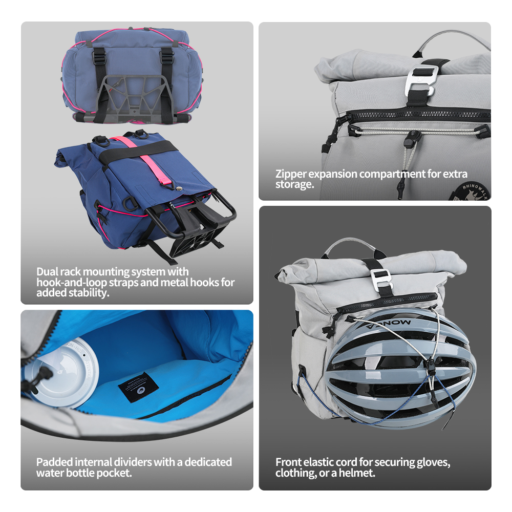Bolsa para manillar de bicicle - Cycling Gear Backpack reseña y precio