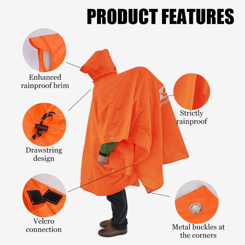 Poncho Impermeable 3 en 1, Lig - Cycling Gear Backpack reseña y precio