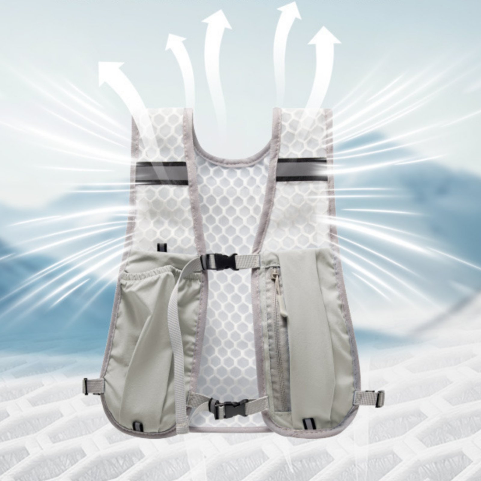 Chaleco de Hidratación Ajustab - Cycling Gear Backpack reseña y precio