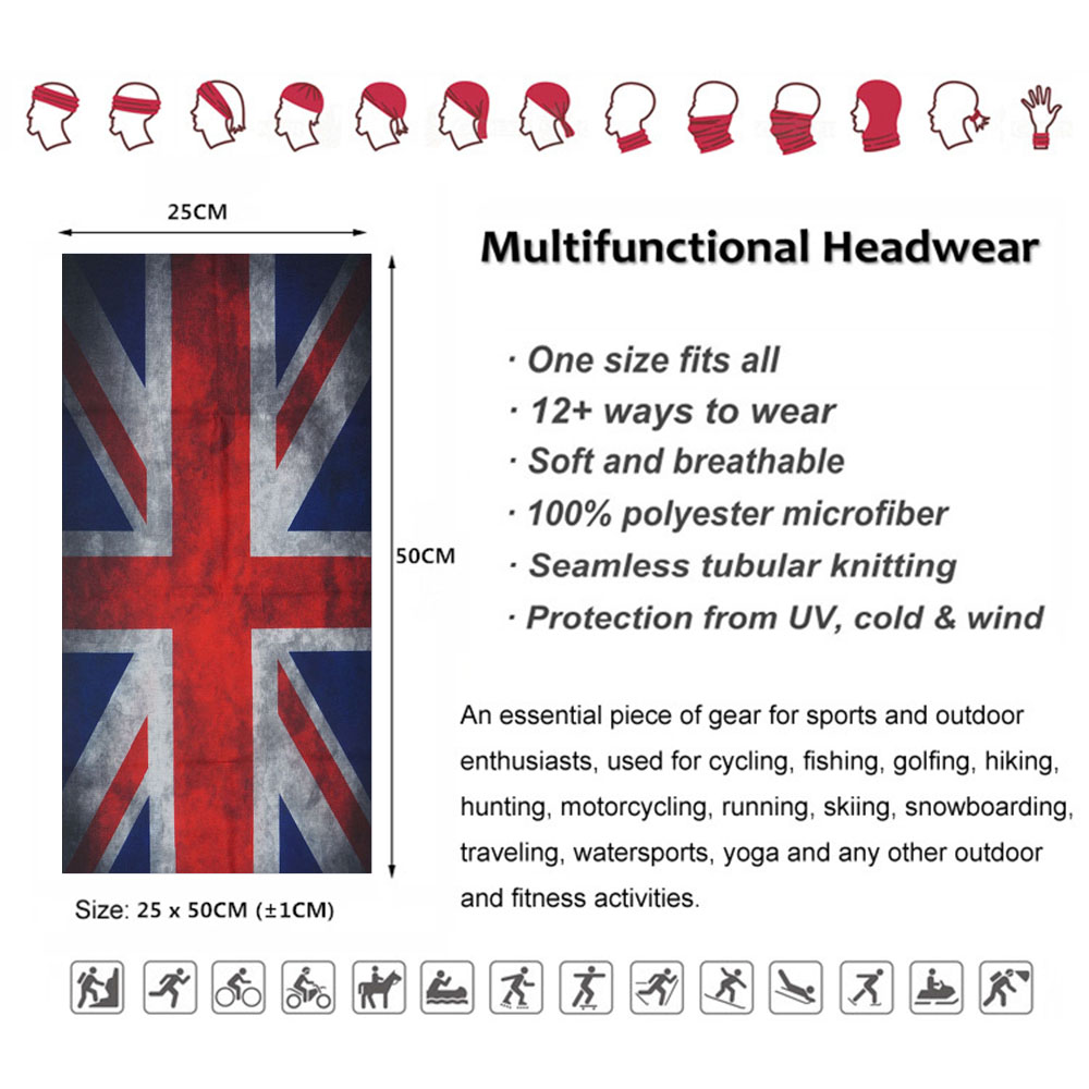 Bandanas multifuncionales con  - Cycling Gear Australia reseña y precio