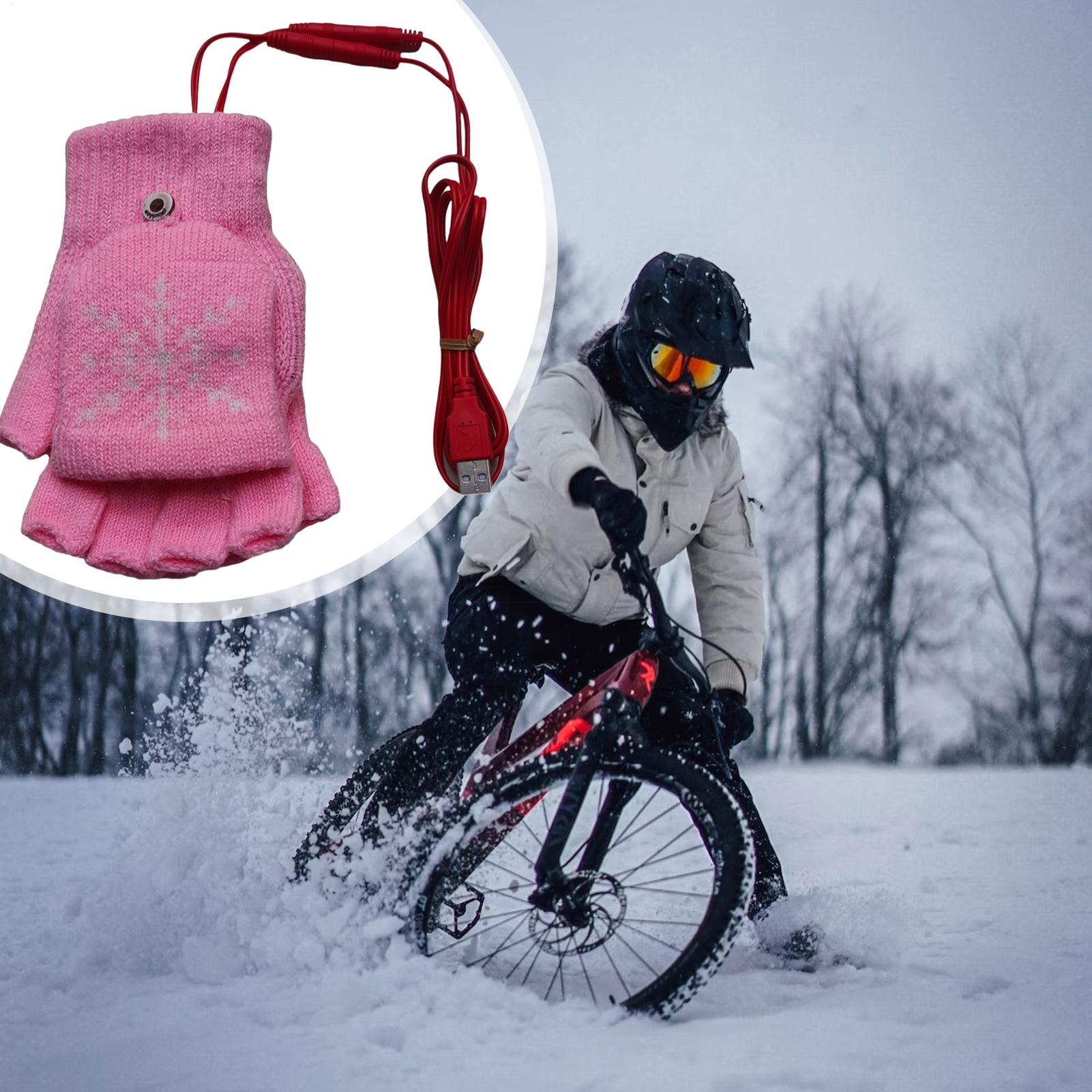 Guantes calefactables sin dedo - Cycling Gear Weather reseña y precio
